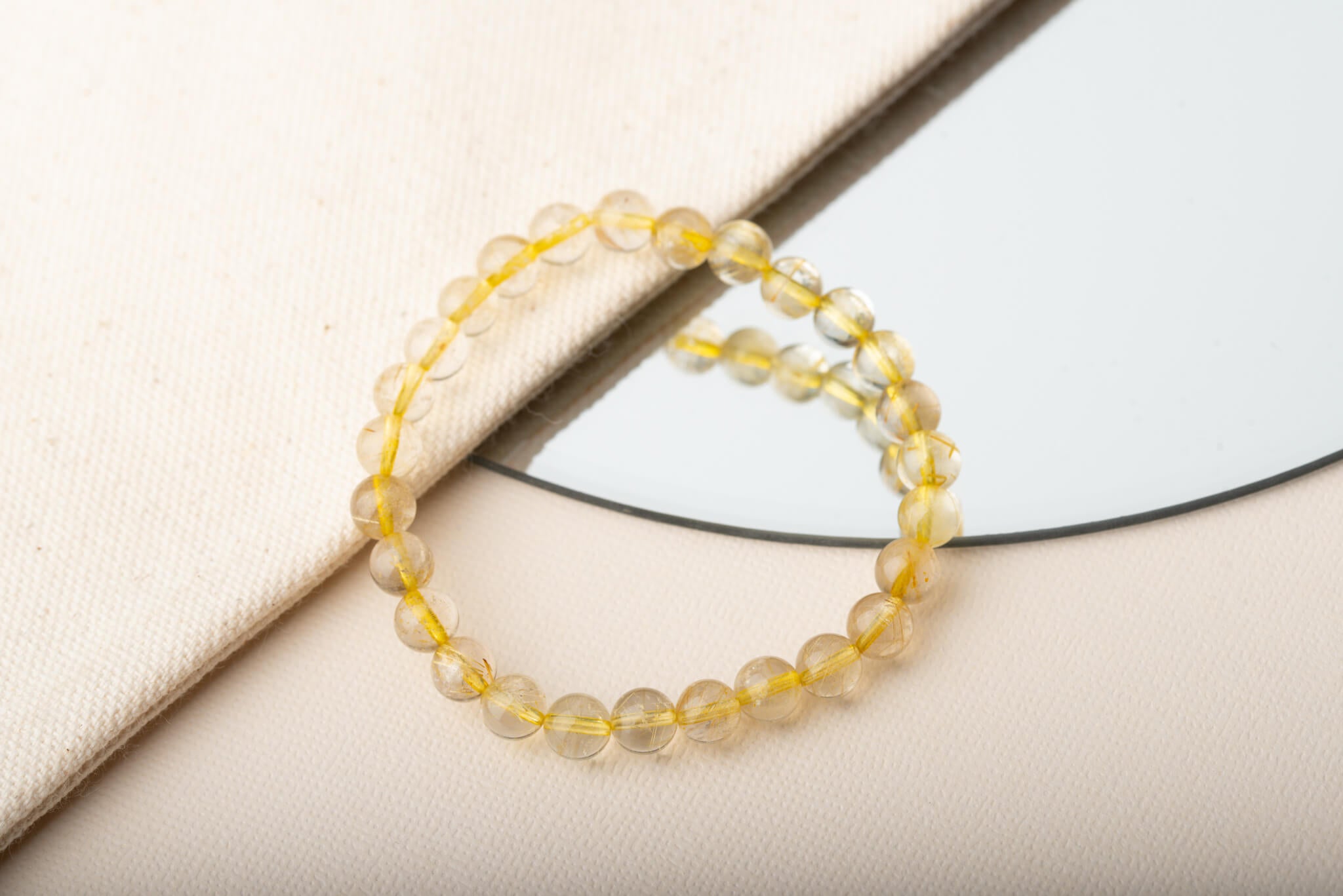 Rutilated Quartz Bracelet
