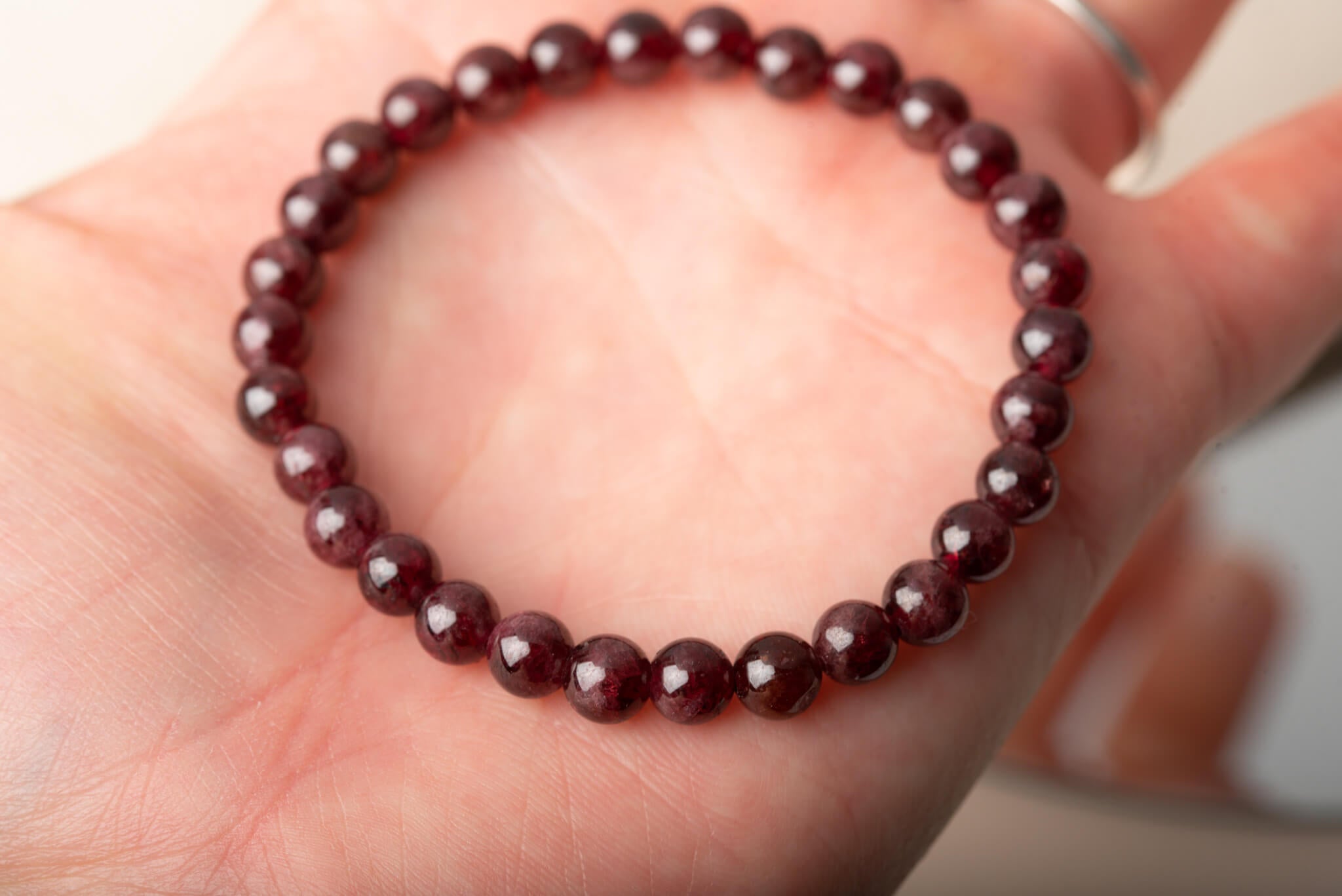 Faceted Garnet Bracelet - MacRae Naturals