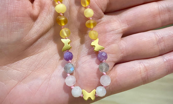 Mile Stones Amber Teething Necklaces