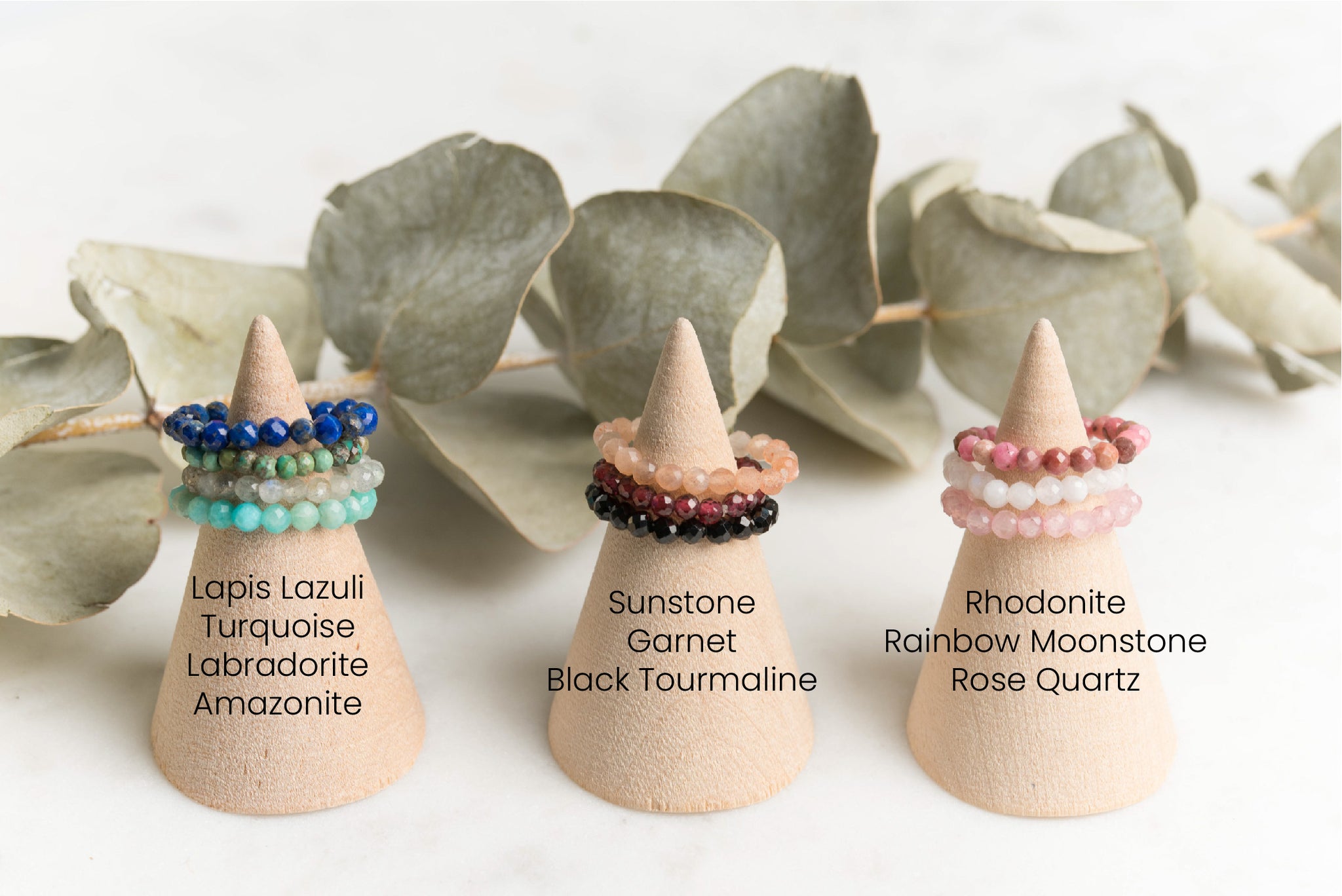 Faceted Ring Stacks - MacRae Naturals