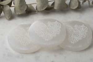 Selenite Jewelry Charging Plate- Cleanses & Resets Energy