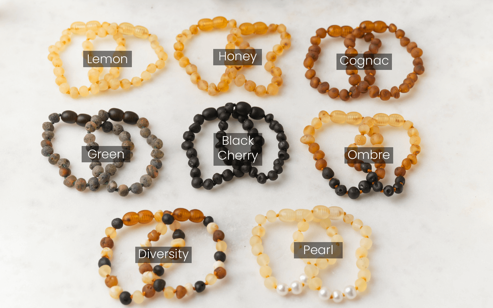 Amber Teething Necklaces By Baltic Wonder